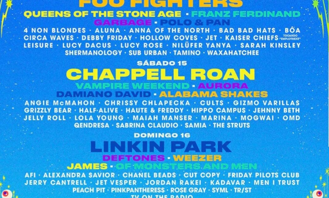 Corona Capital 2025: Foo Fighters, Linkin Park y más en el cartel oficial del festival